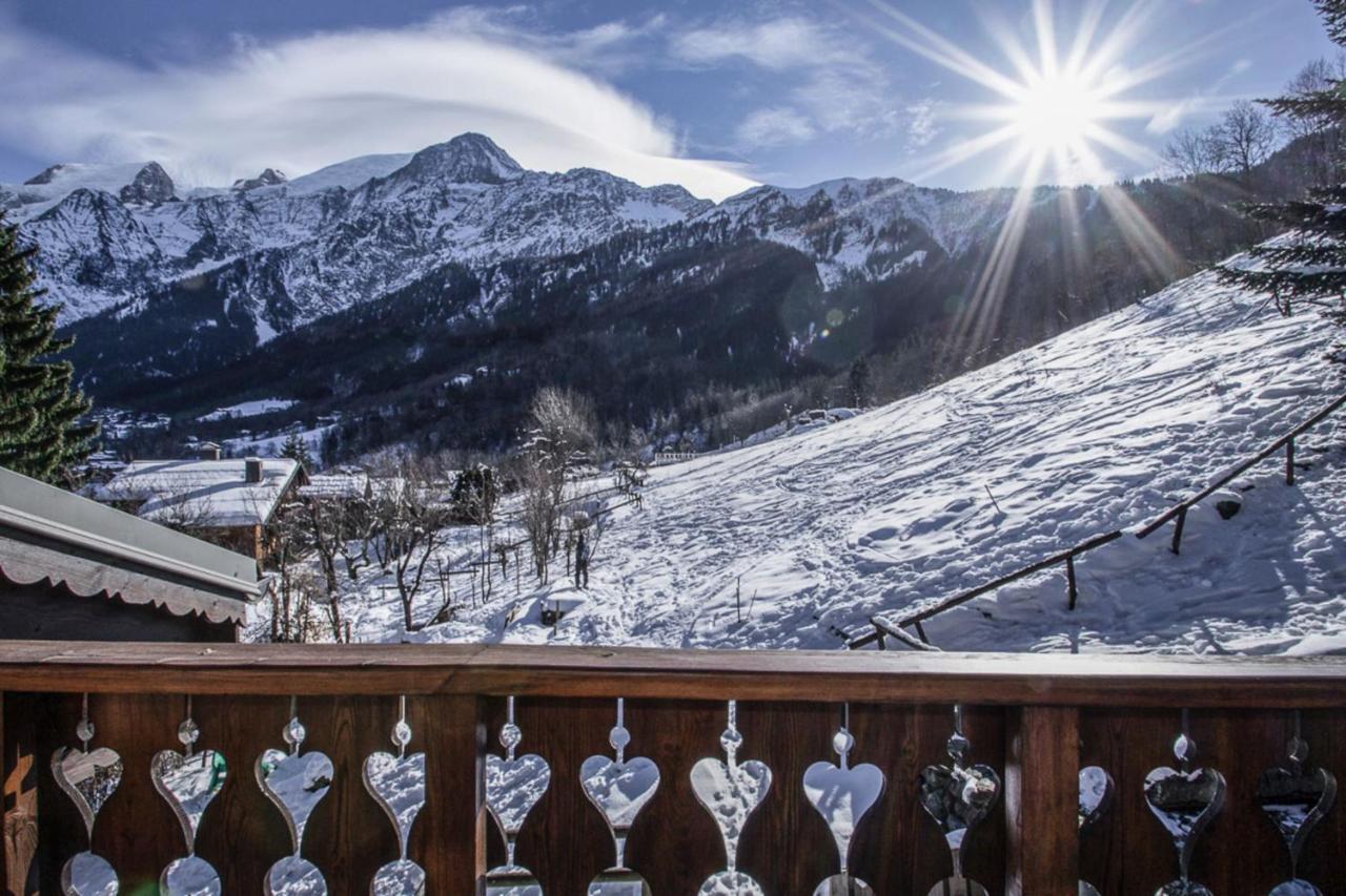 Family With Superb View On The Mont Blanc Les Houches